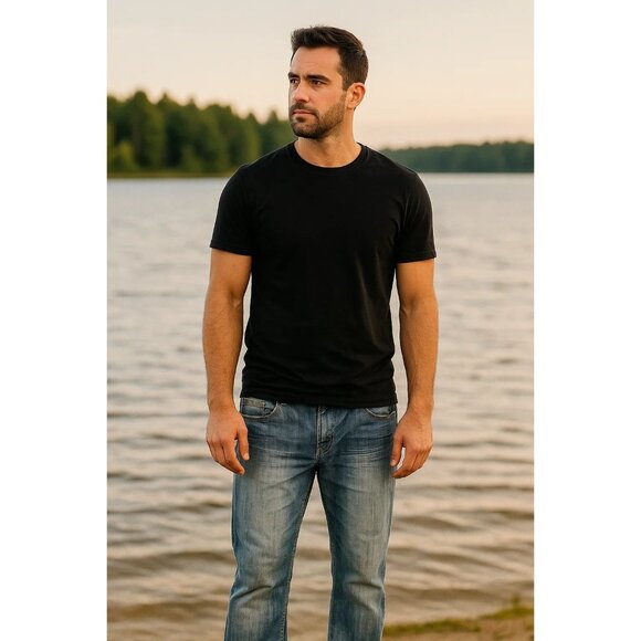 Buffalo David Bitton Men's Medium Wash Straight Leg Jeans Size 36 x 29 - Picture 1 of 11